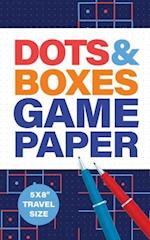 Dots & Boxes Game Paper 5x8" Travel Size