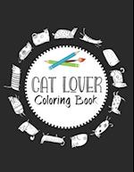 Cat Lover Coloring Book: Valentines Day heart doodles, fabulous felines and quirky cats. 30 Bold "purrfect" images for kids, teens and young adults t