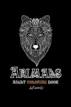 Animals adult coloring book best animals