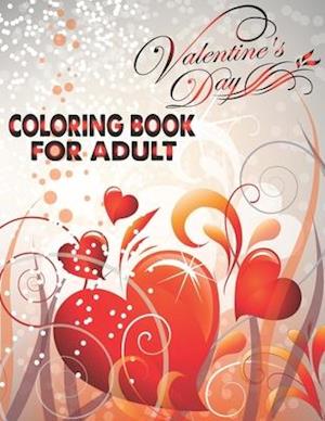 Valentine's Day Coloring Book For Adult
