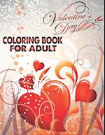 Valentine's Day Coloring Book For Adult