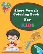 Short Vowel Coloring Book Pages For Kids