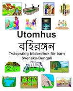 Svenska-Bengali Utomhus Tvåspråkig bildordbok för barn