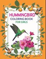 Hummingbird Coloring Book for Girls