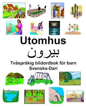 Svenska-Dari Utomhus Tvåspråkig bildordbok för barn