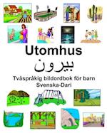 Svenska-Dari Utomhus Tvåspråkig bildordbok för barn