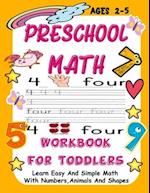 Preschool Math WorkBook For Toddlers