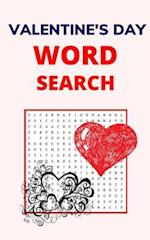 Valentine's Day Word Search: Puzzle Book for Adults with 20 Games and Solutions 