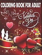 Coloring Book For Adult Valentine's Day