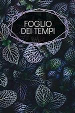 Foglio dei tempi