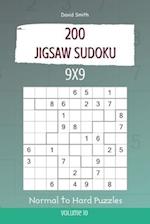 Jigsaw Sudoku - 200 Normal to Hard Puzzles 9x9 vol.10