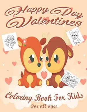 Valentine's Day Coloring Book for Toddlers And Kids