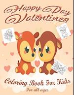 Valentine's Day Coloring Book for Toddlers And Kids