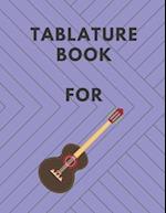 Tablature Book For Guitar