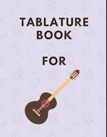 Tablature Book For Guitar