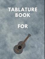 Tablature Book For Guitar
