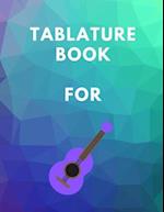 Tablature Book For Guitar