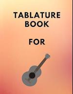 Tablature Book For Guitar