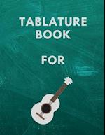 Tablature Book For Guitar