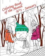 Coloring Book of the Month - N°1 January