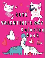 Cute Valentine's Day Coloring Book