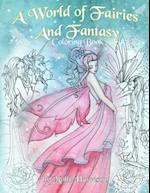 A World of Fairies and Fantasy Coloring Book by Molly Harrison