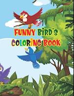 Funny Birds Coloring Book