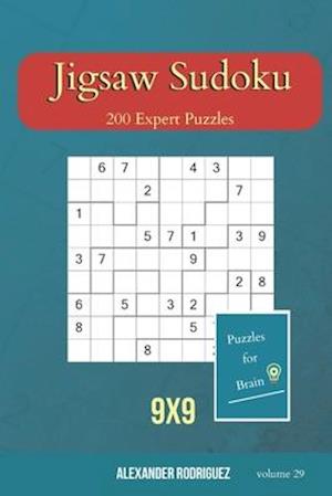 Puzzles for Brain - Jigsaw Sudoku 200 Expert Puzzles 9x9 (volume 29)