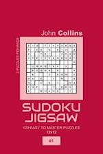 Sudoku Jigsaw - 120 Easy To Master Puzzles 12x12 - 1