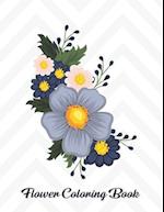 Flower coloring Book