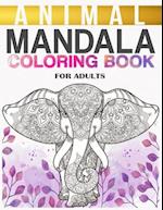 Animal Mandala Coloring Book For Adults