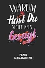 WARUM HAST DU NICHT NEIN GESAGT - Panik Management