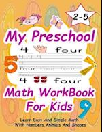 My Preschool Math WorkBook For Kids