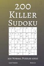 Killer Sudoku - 200 Normal Puzzles 10x10 (book 26)