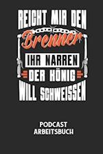 REICHT MIR DEN BRENNER IHR NARREN DER KÖNIG WILL SCHWEISSEN - Podcast Arbeitsbuch