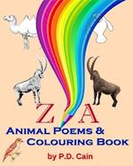 Z-A of Animal Poems & Colouring Book