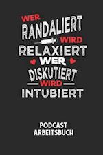 WER RANDALIERT WIRD RELAXIERT WER DISKUTIERT WIRD INTUBIERT - Podcast Arbeitsbuch