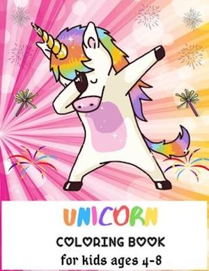 Unicorn Coloring Book For Kids Ages 4-8