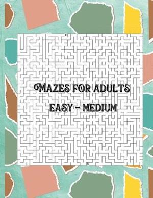 Mazes for adults