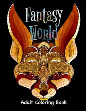 Fantasy World Adult Coloring Book