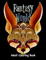 Fantasy World Adult Coloring Book