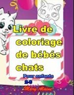 Livre de coloriage de bébés chats