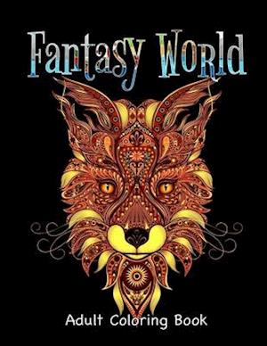 Fantasy World Adult Coloring Book