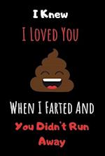 I Knew I Loved You When I Farted And You Didn't Run Away