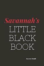 Savannah's Little Black Book