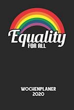 EQUALITY FOR ALL - Wochenplaner 2020