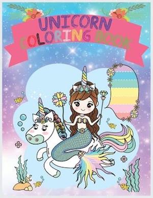 Unicorn coloring book