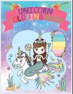 Unicorn coloring book