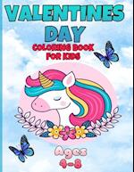 valentines day coloring book for kids ages 4-8