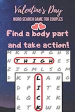 Valentine's Day Game for Couples: Word Search Challenge for Adults | Naughty Foreplay | Large Print | Romantic Puzzle Book | for Boyfriend, Girlfriend